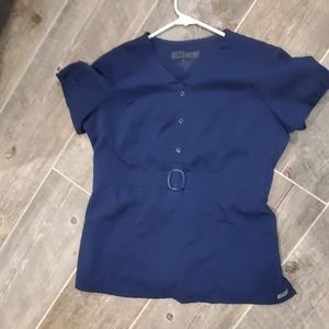 Grey's anatomy mock with belt top